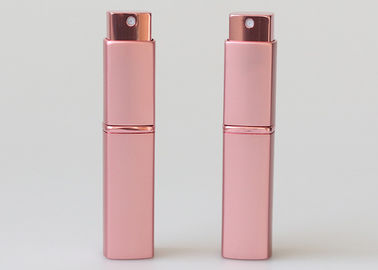 De kosmetische Navulbare Vierkante Draai van Mini Perfume Bottle Spray 10ml en Spritz-Verstuiver