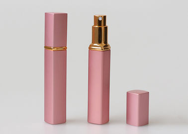 Roze Gegraveerde van de het Parfumverstuiver van de Glasreis de Flessen12ml Rechthoekige Vorm