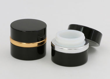 20ml glas Kosmetische Kruiken, Kosmetische Containers van het Aluminium de Luchtdichte Zwarte Glas