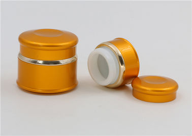 Van de Kruikencontainers 15ml 20ml 50ml van het aluminiumglas de Kosmetische Gouden Kleur