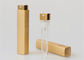 Gouden Vierkante Draai en Spritz-Mooie Steen van het Verstuivers de Navulbare 20ml Glas