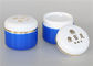 De luchtdichte Plastic Kosmetische Kruiken van 50g, Verpakking van Unguent van Douane de Uiterst kleine Blauwe Plastic Kruiken